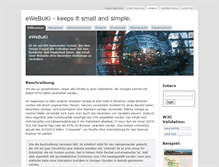 Tablet Screenshot of ewebuki.de
